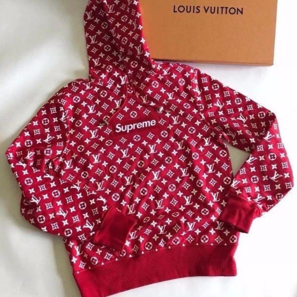 SUPREME Louis Vuitton Monogram Hoodie